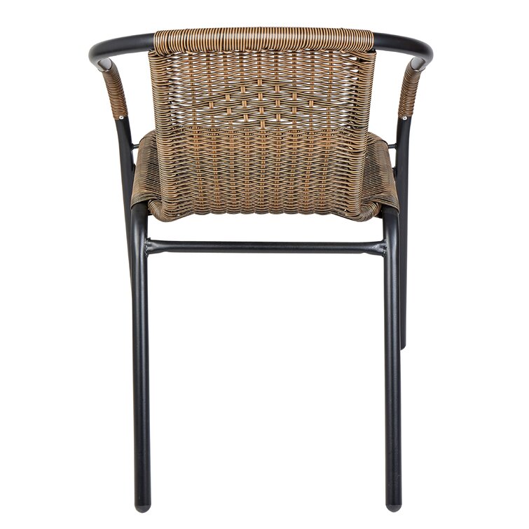 Pineville rattan stacking online patio dining chair